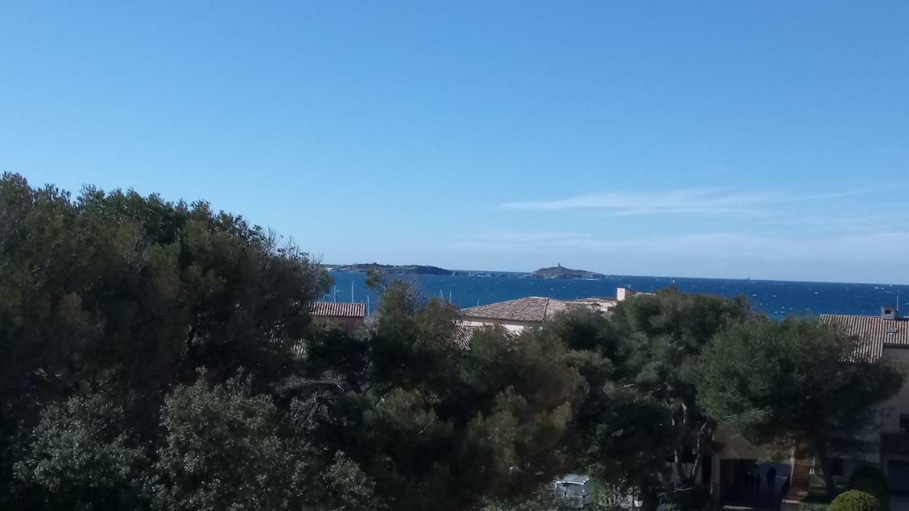 Domaine De La Coudouliere, T2 Climatise Terrasse Vue Mer Sans Vis A Vis Plage A 100M Six-Fours-les-Plages Ngoại thất bức ảnh